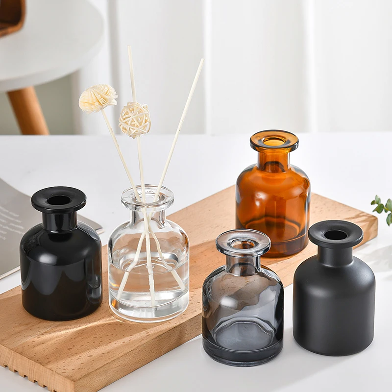 

1Pcs 50ml Home Fragrance Diffuser Bottle Party Gifts Glass Container Reed Diffuser Essential Oil Bottle Oil Diffusers Sticks