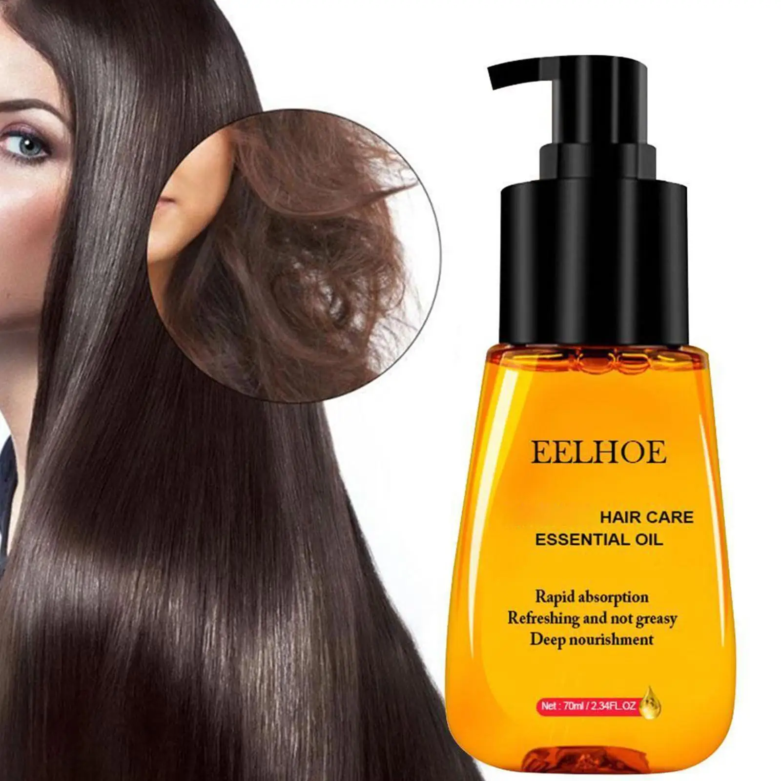 

Fast Powerful Growth Hair Loss Liquid Hair Care Hair 70ml Hair Essence Oil Morocco Essential Prevent Oil Care Increase Hair L2E5