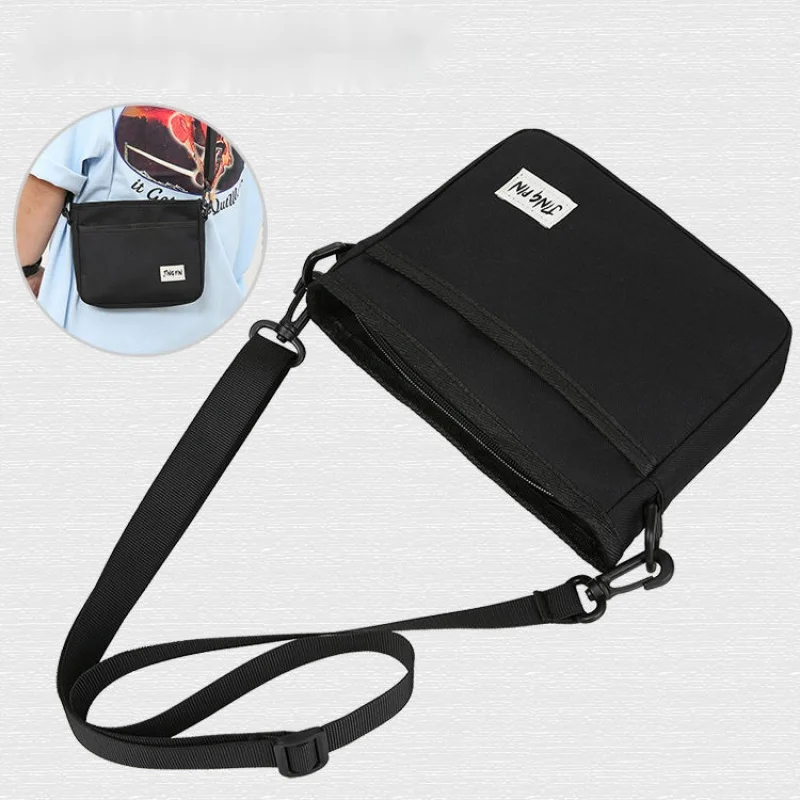 Men's Simplicity Messenger Shoulder Bag Ins Japanese Fashion Small Bag Summer Casual Lightweight Portable Crossbody Shoulder Ba