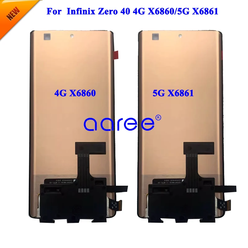 Фото Оригинальный ЖК-экран AMOLED для Infinix Zero 40 4G X6860, ЖК-экран для Infinix Zero 40 5G X6861, сенсорный ЖК-экран в сборе с дигитайзером №1