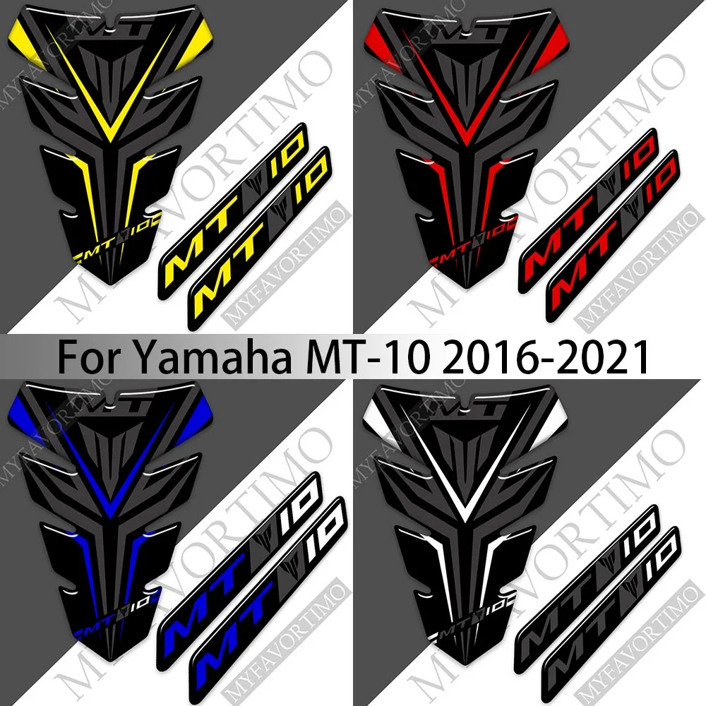 3D наклейки для Yamaha MT10 FZ MT-10 Tank Pad Protector Fairing Fender лобовое стекло защитная наклейка 2016