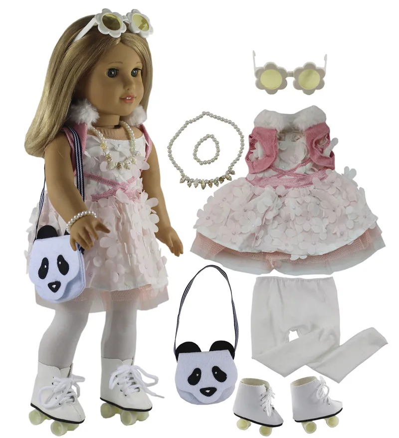 Набор одежды для модной куклы - игрушечный наряд для американской куклы 18" Casual, много вариантов стилей X93.