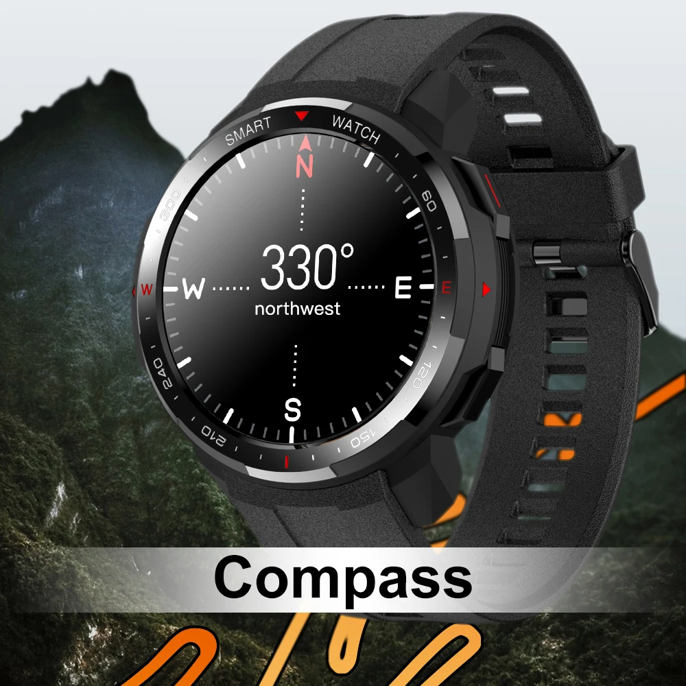 VWAR Smart Watch Compass 8G Memory Bluetooth Call Music Recording for TWS earphones Men Sports Smartwactch Android iPhone |