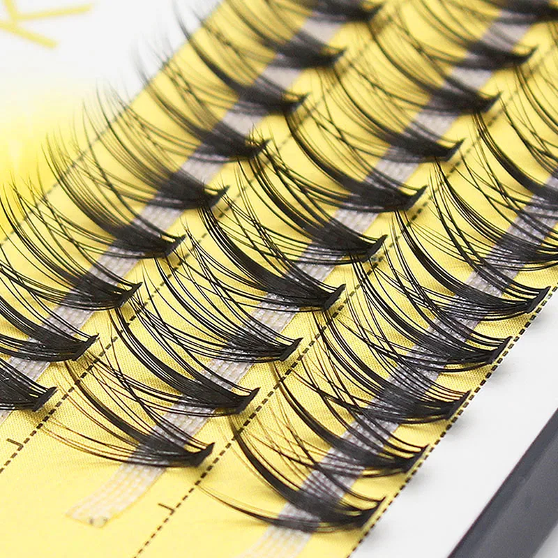 

60 Bundles Mink Eyelash Extension Natural 3D Russian Volume Faux Eyelashes Individual 20D Cluster Lashes Makeup Cilia