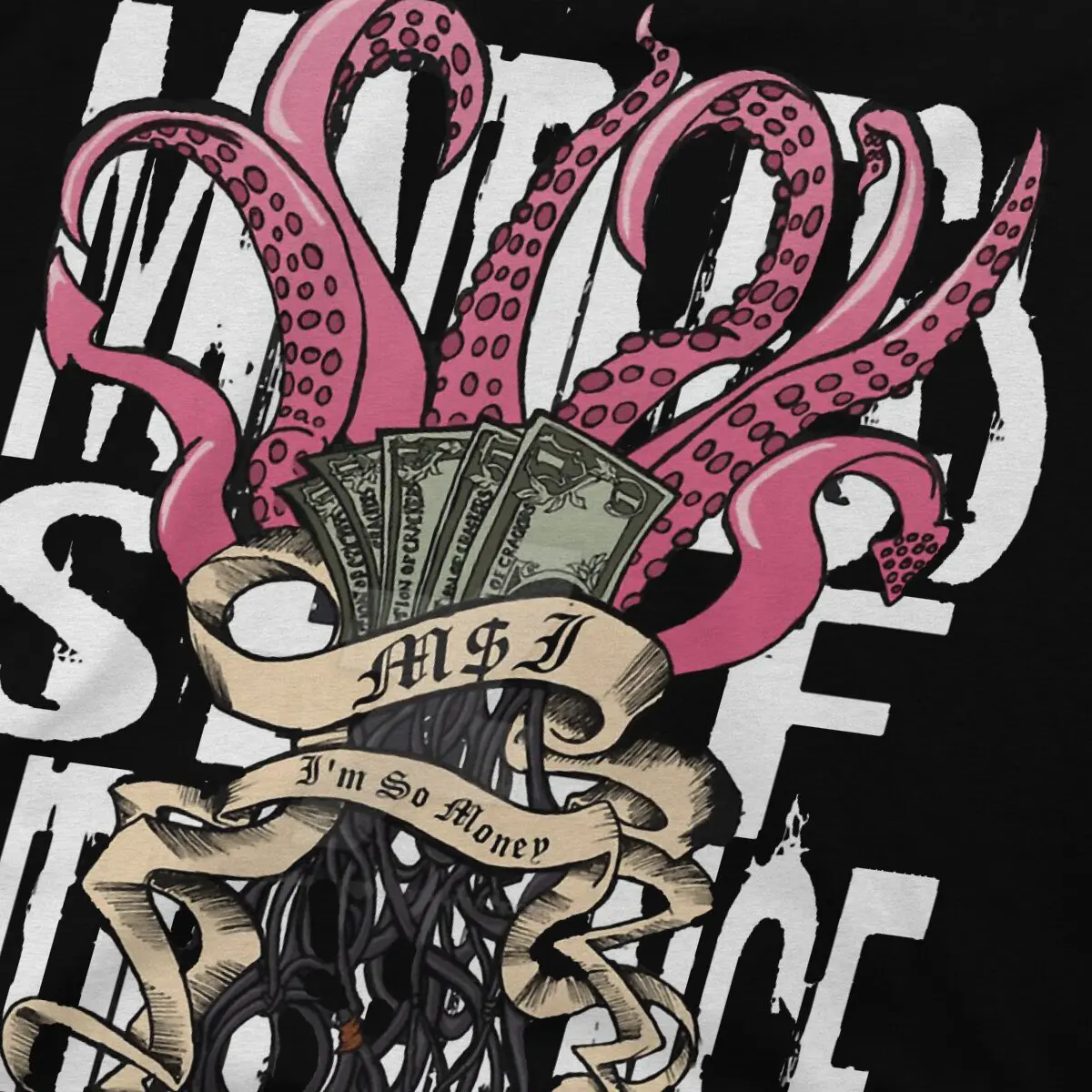 Специальная футболка в виде осьминога для отдыха без ума летняя одежда мужчин и