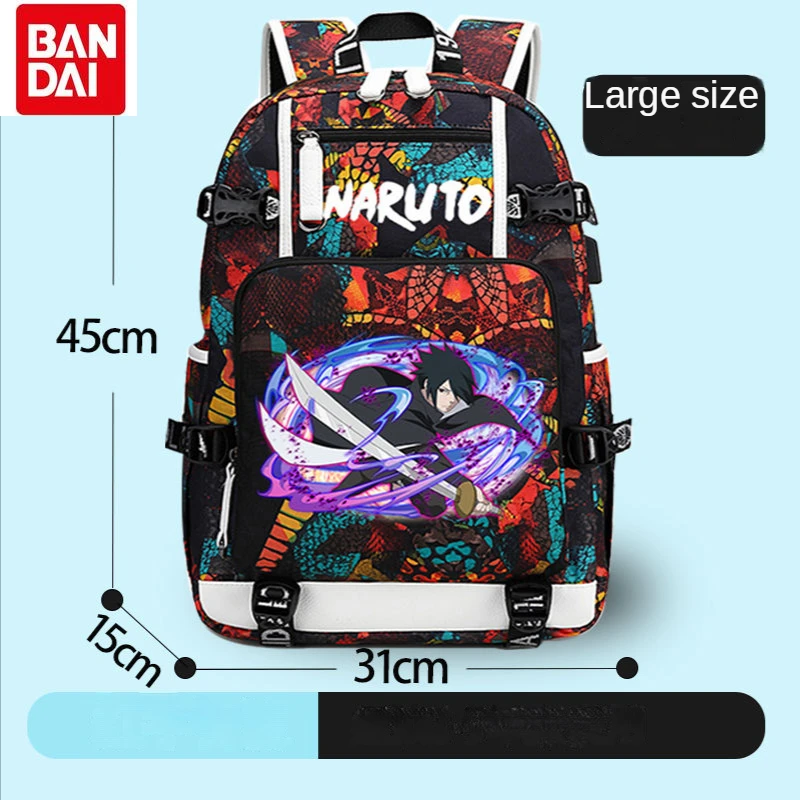 

2022 Naruto Hatake Kakashi Student Bag Breathable Large-capacity Multi-layer Backpack Waterproof Durable Travel Backpack