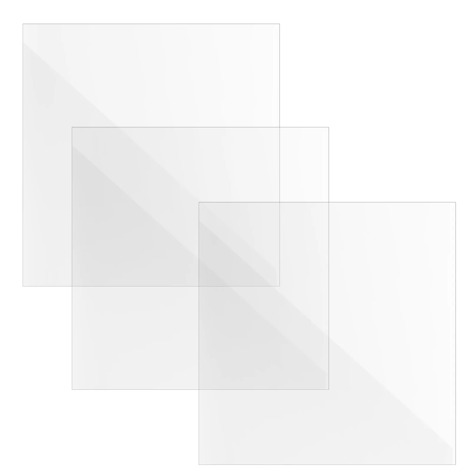 

3pcs Acrylic Cabinet Dividers Clear Dividers Acrylic Dividers for Goods Rack