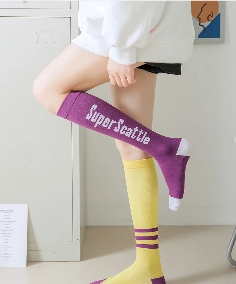 Asymmetric Compression Socks Color Yuanyang Socks Leg Socks Pressure Hose Factory Running Exercise