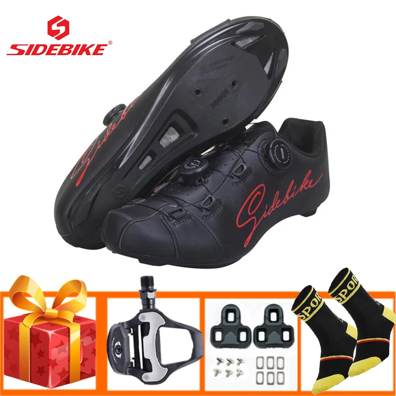 

Sidebike Road Bike Shoes Men Sapatilha Ciclismo Cycling Sneakers Self-Locking Breathable Wear-Resistant Riding Bicycle Shoes