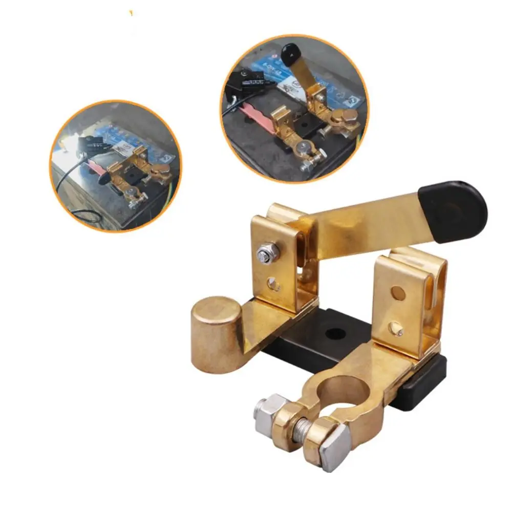 

Выключатель серии Top Post Blade 12 В 24 В Батарея RV ATV Разъединитель аккумулятора Металлический изолятор Отключение питания