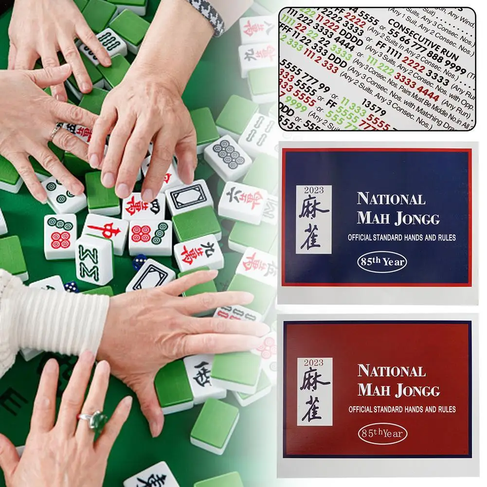

4 Pcs National Mah Jongg Card 2023 Mahjongg League Card Hands And Rules Official Mah Jongg Card Mahjong Cards For Adults