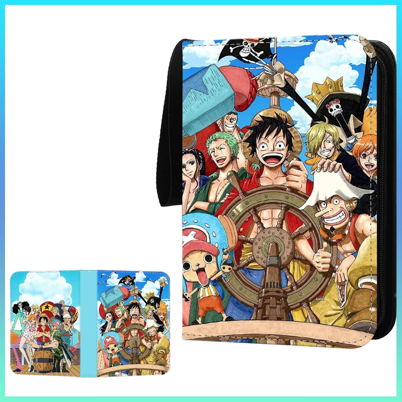Аниме 40-900 шт. цельная книга-карточка Луффи Зоро из искусственной кожи супер