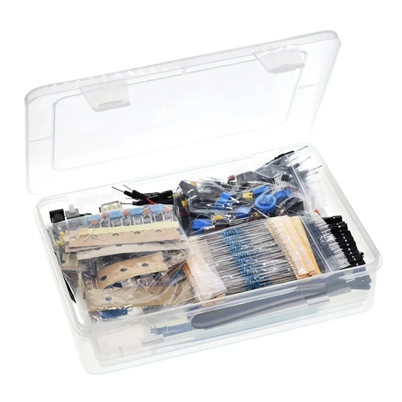 

Electronics Basic Components Starter Kit With 140 Bread Line Boxed