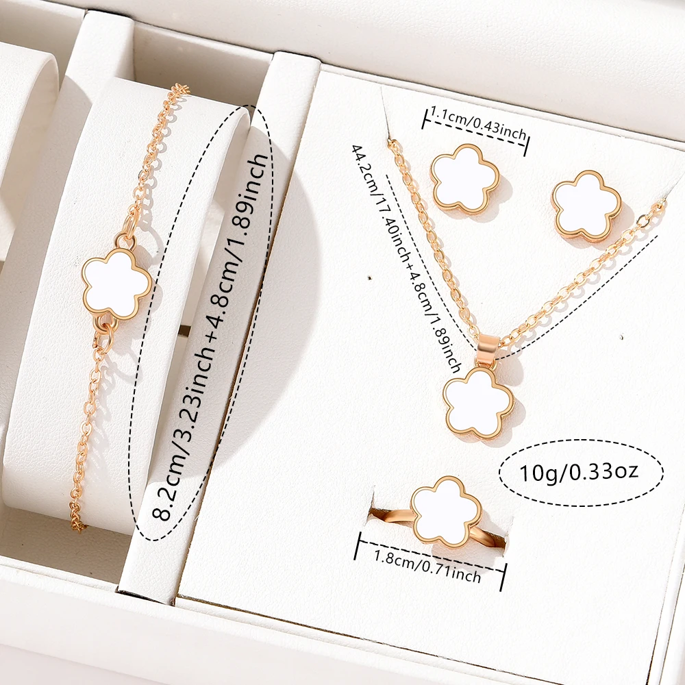 6 шт./комплект женские кварцевые часы с кожаным ремешком