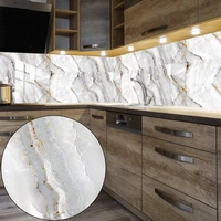 10pcs gray white marble tiles sticker for kitchen wardrobe bathroom home decor self adhesive crystal hard film art wall decals