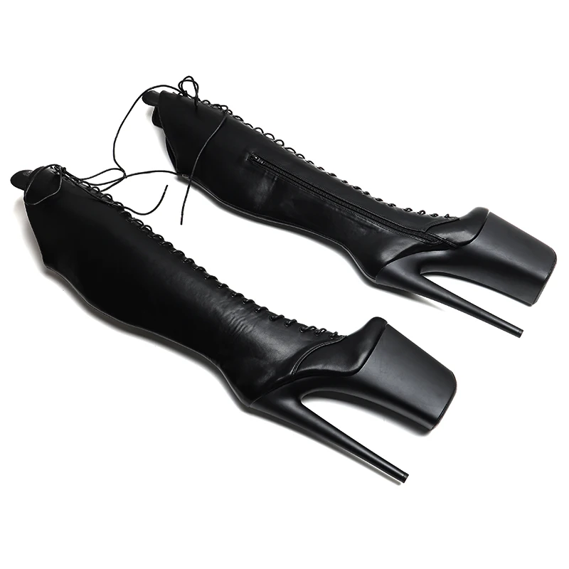 Leecabe/23 см/9 дюймов матовый верх из искусственной кожи трендовые модные ботинки для