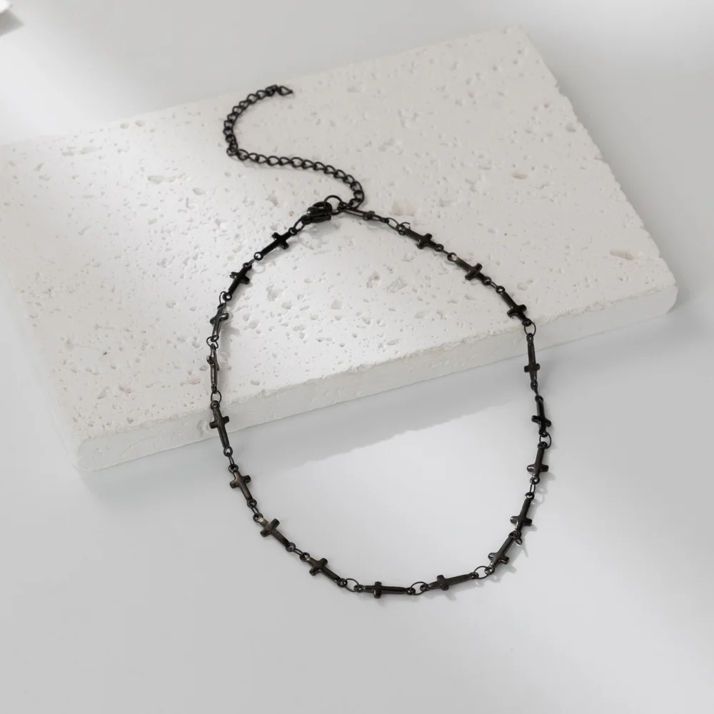 

Niche Design Versatile Cross Stitching Necklace For Women Trendy Charm Women's Neck Link Street Shot Jewelry Wholesale