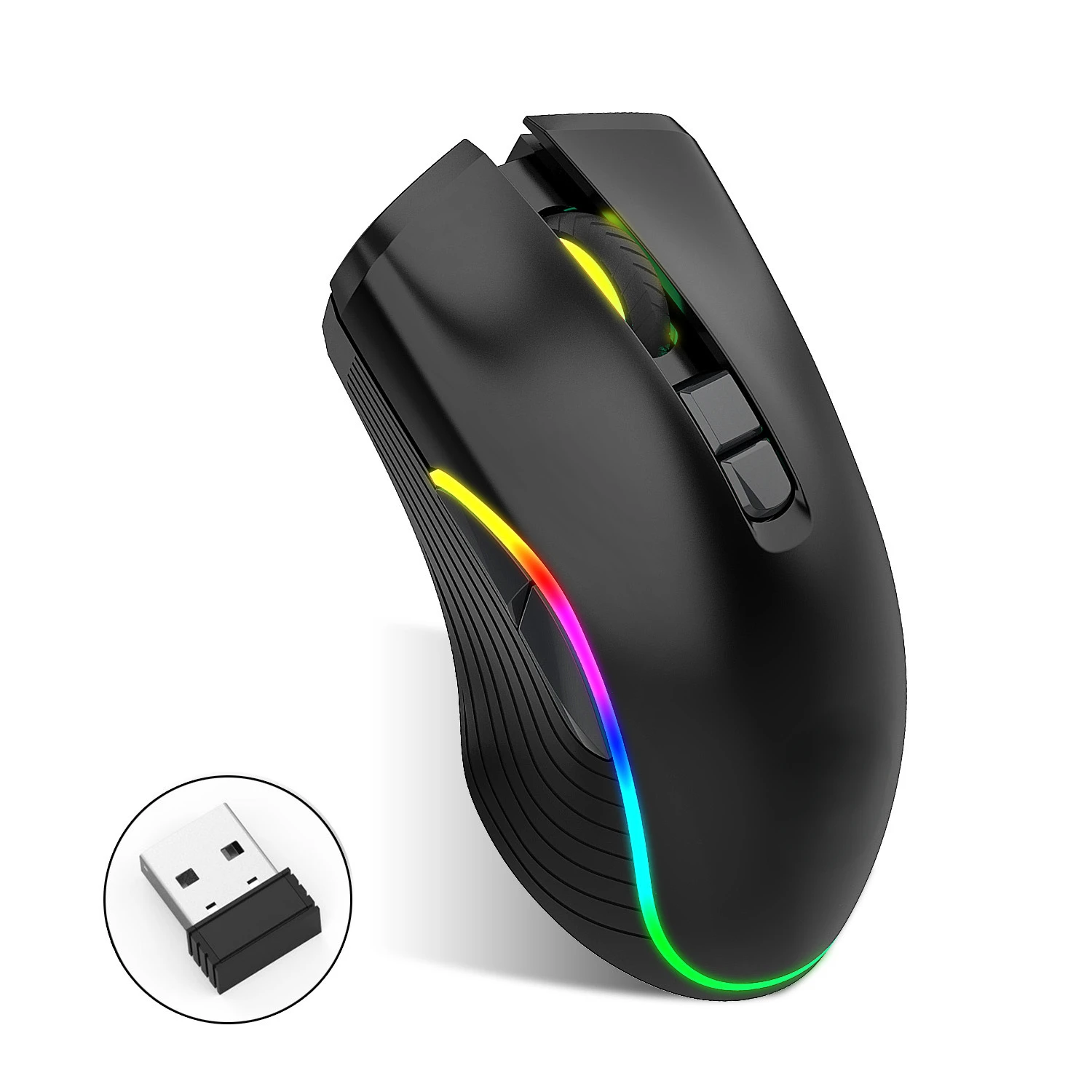 

Upgraded Version RGB Light 7200DPI Macro Programmable 7 Buttons Optical USB Wired Mouse Gamer Mice Computer Gaming