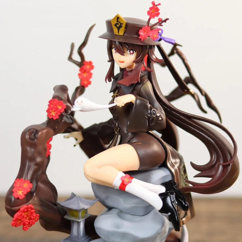 

Новинка фигурки героев мультфильма Genshin Hu Tao Gan Yu фигурки свадебное платье Слива Bossom Ver девушка Коллекционная модель фигура детские игрушки