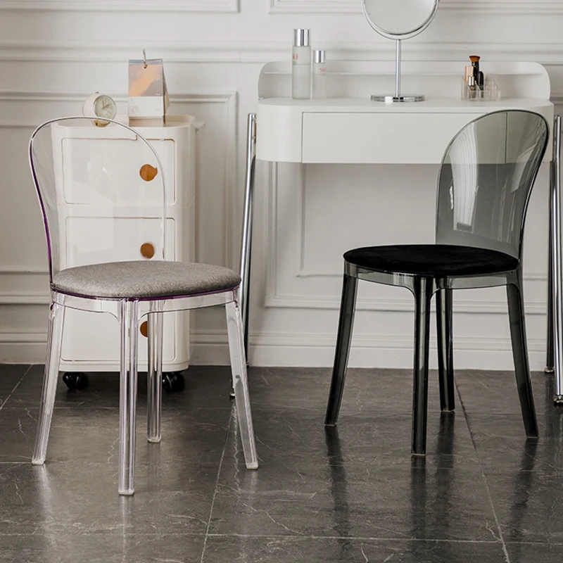 

Nordic Accent Dining Chairs Mobile Lounge Design Individual Desk Chair Prefabricated House Kitchen Stuhl Modern Furniture T50CY