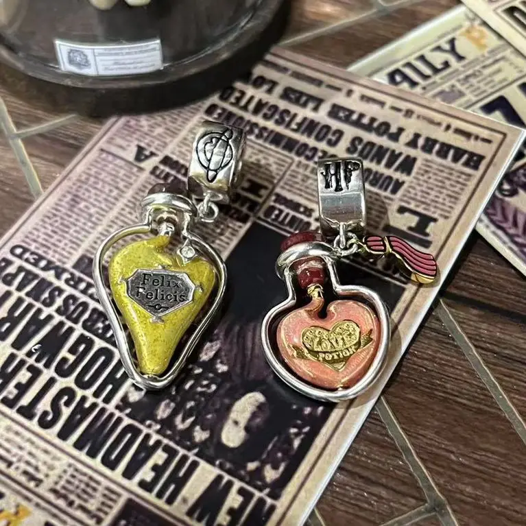 

Аксессуары Серебряные H @ rryed с изображением гончарного фильма Феликс поздравис, волшебные амулетные бусины для браслета Pandora, европейские ю...