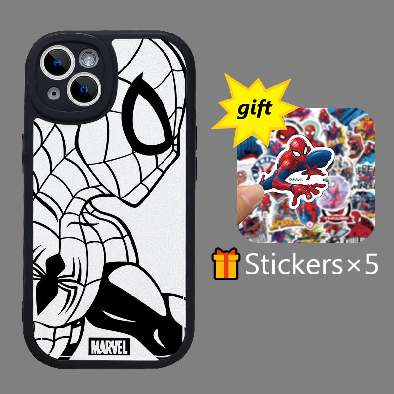 iPhone 14 pro max case Spider-Man Iron Man for iphone 8 case 6 7PLUS iphone x case funda iphone 11 12 13mini celulares casetify