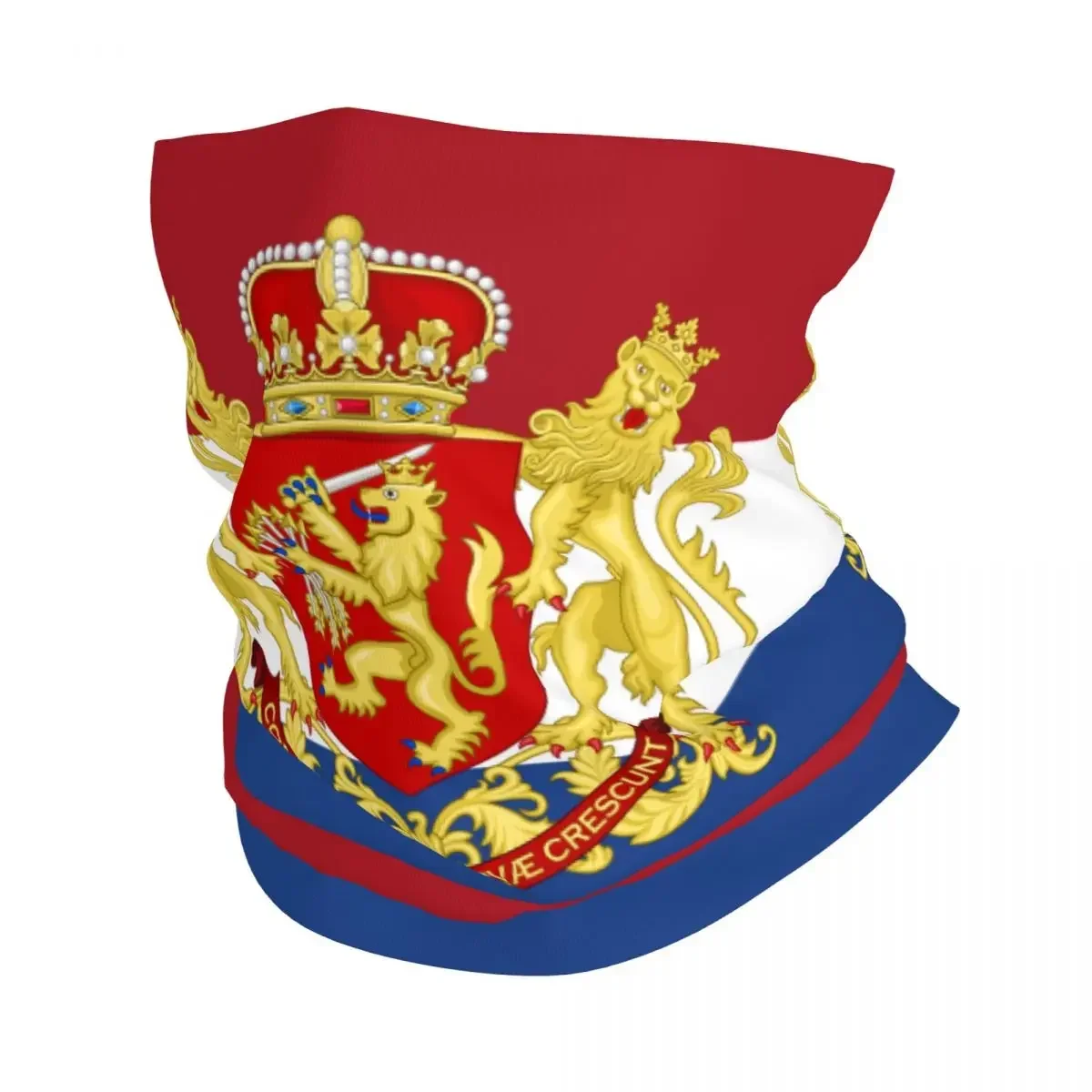 Зимняя повязка на голову с флагом герба Нидерландов черного цвета обогреватель