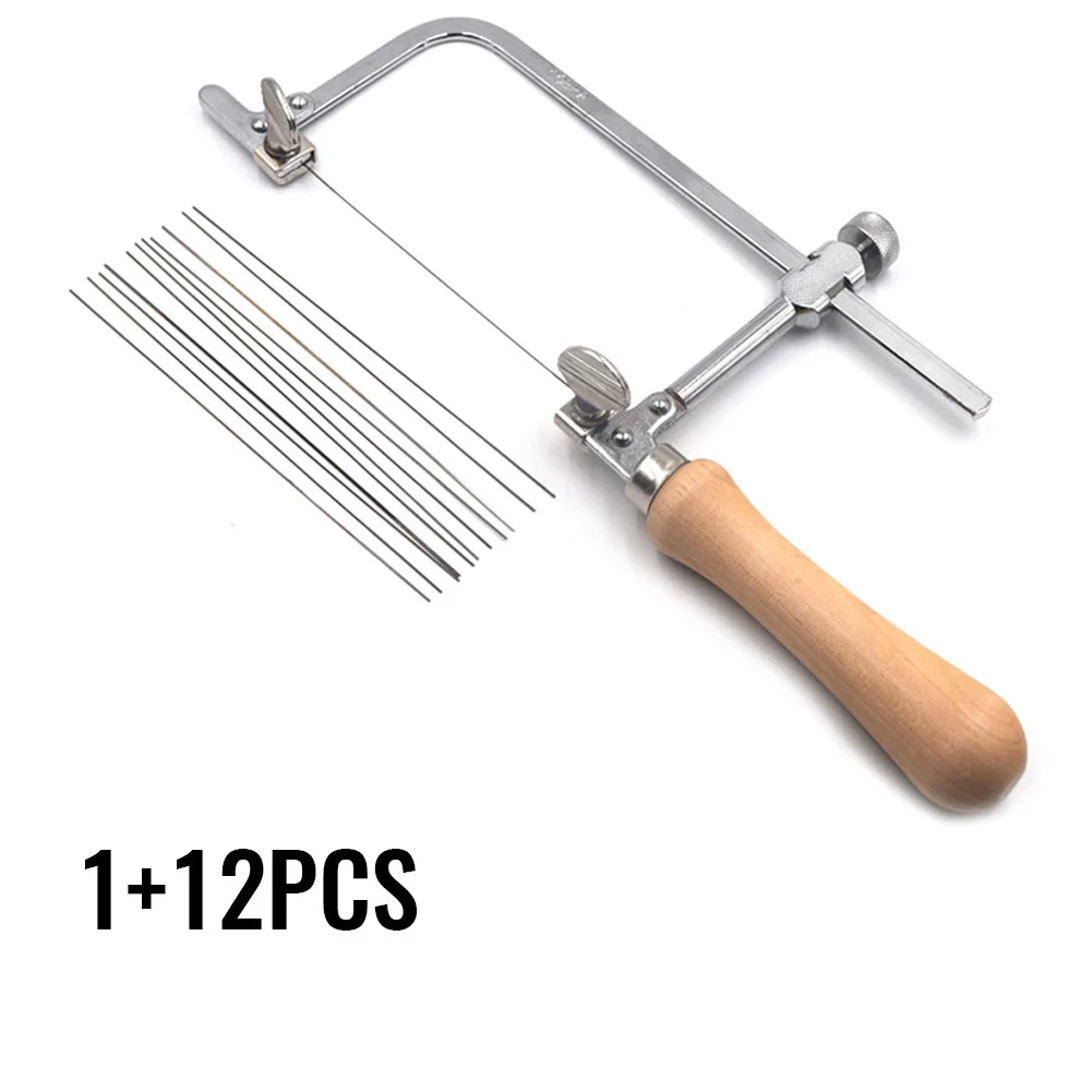 13 шт. комплект рамок для ювелирной пилы с лезвиями 12 регулируемое ювелирное