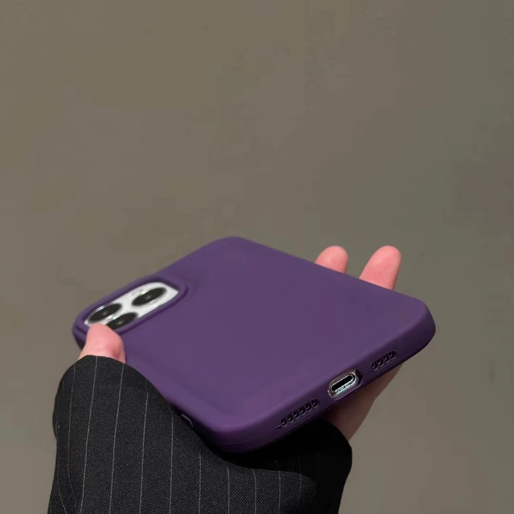 New INS Korean Deluxe Matte TPU Phone Case For iPhone 11 12 13 14 Pro Max X XR XS Plus Shockproof Soft Bread Silicone Back Cover