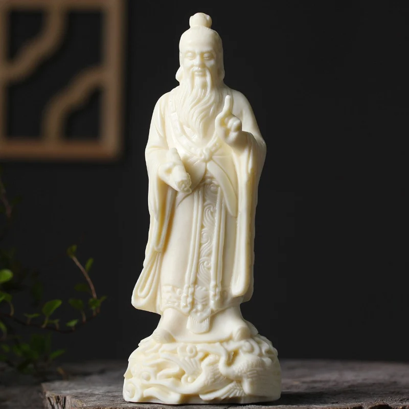 

Белая Статуэтка Конфуция, Статуэтка из смолы, скульптура для дома, гостиной, комнаты, Кабинета учеников