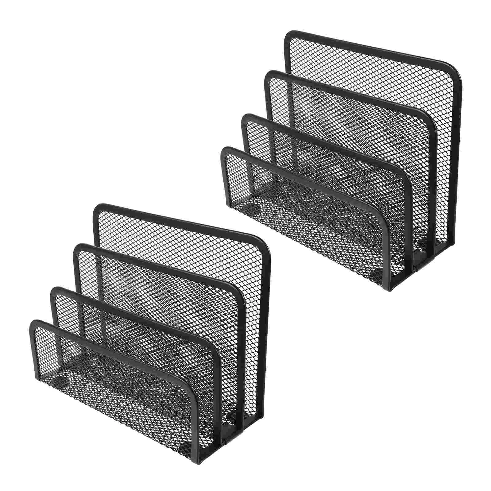 

2Pcs Unique Practical File Storage Organizers File Storage Racks for Office Files Documents