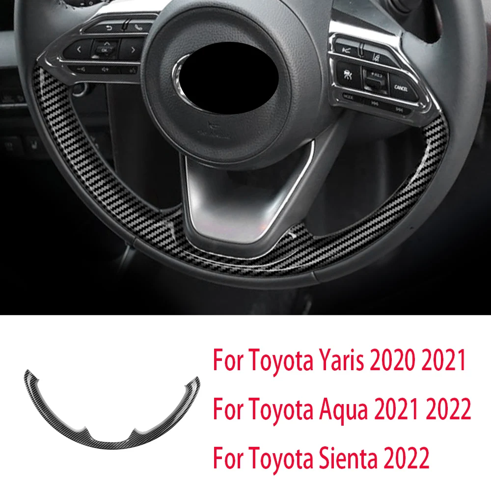 

Глянцевая панель на руль для Toyota Yaris /Yaris Cross 2021 2022 2023 ABS