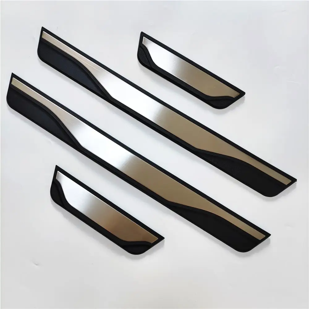 

Car Accessories For Ford Escape 2013-2021 2022 Door Sill Scuff Plate Bar Sticker Protector Stainless Threshold Kick Pedal Guards