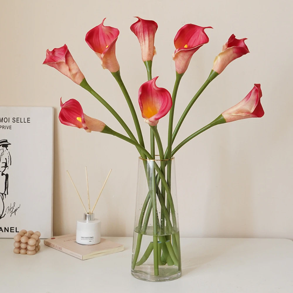 

Large Artificial Bouquet Long Pole High Quality Simulation Flower Decorative Simulation Various Colors Decorative Flower Pu New