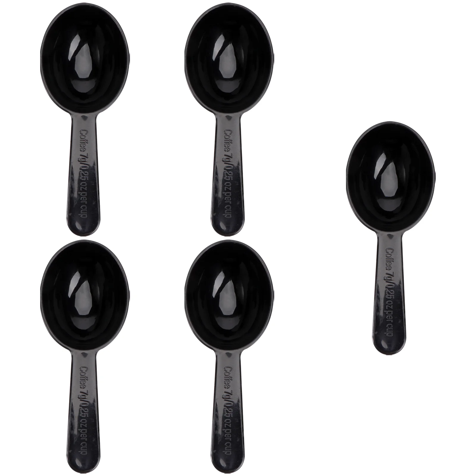 

5 Pcs PP Plastic Coffee Bean Measuring Spoons Thicken Useful 7g/0.25oz Measuring Tablespoons Powder Spoons Kitchen Cooking