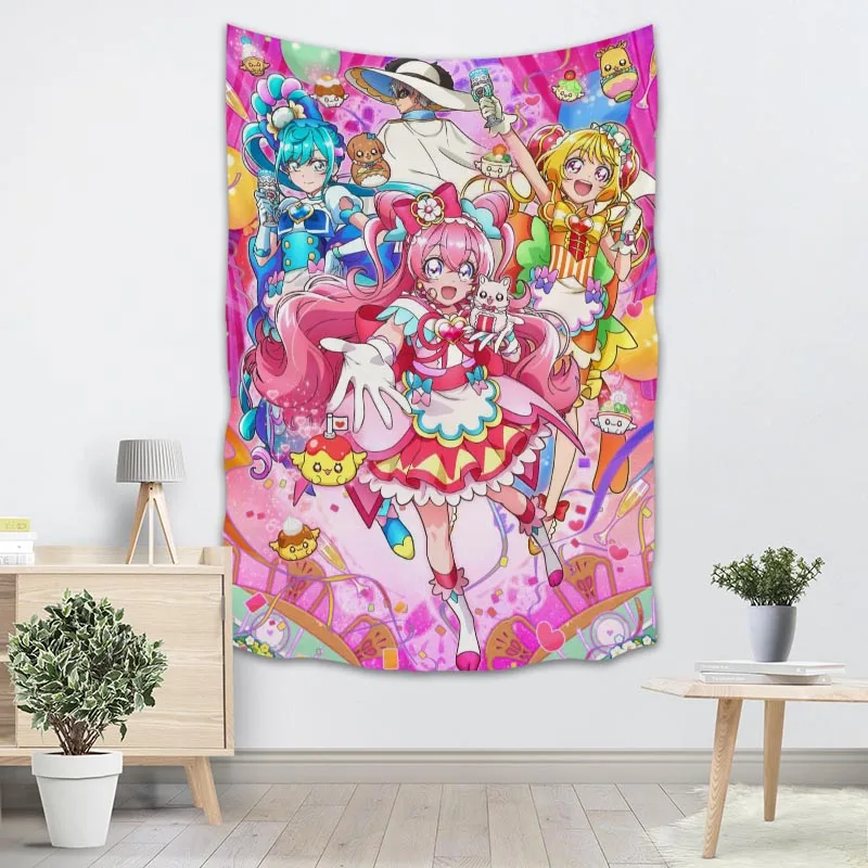 

Гобелен для вкусной вечеринки, настенный тканевый гобелен, художественное украшение для дома, коврик для сна, настенные ковры, декор для спа...