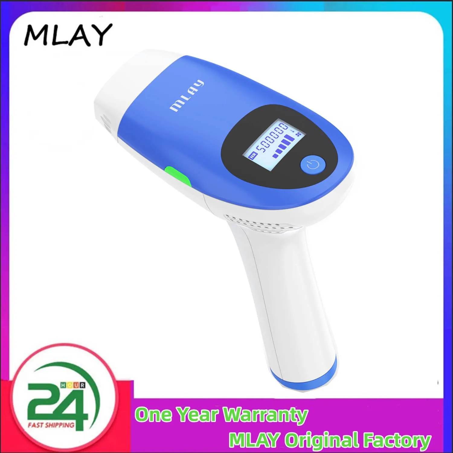 MLAY T3 Laser Hair Removal Device IPL Laser Epilator With 500000 Flashes Home Appliance Bikini Full Body Depilador for Women Men