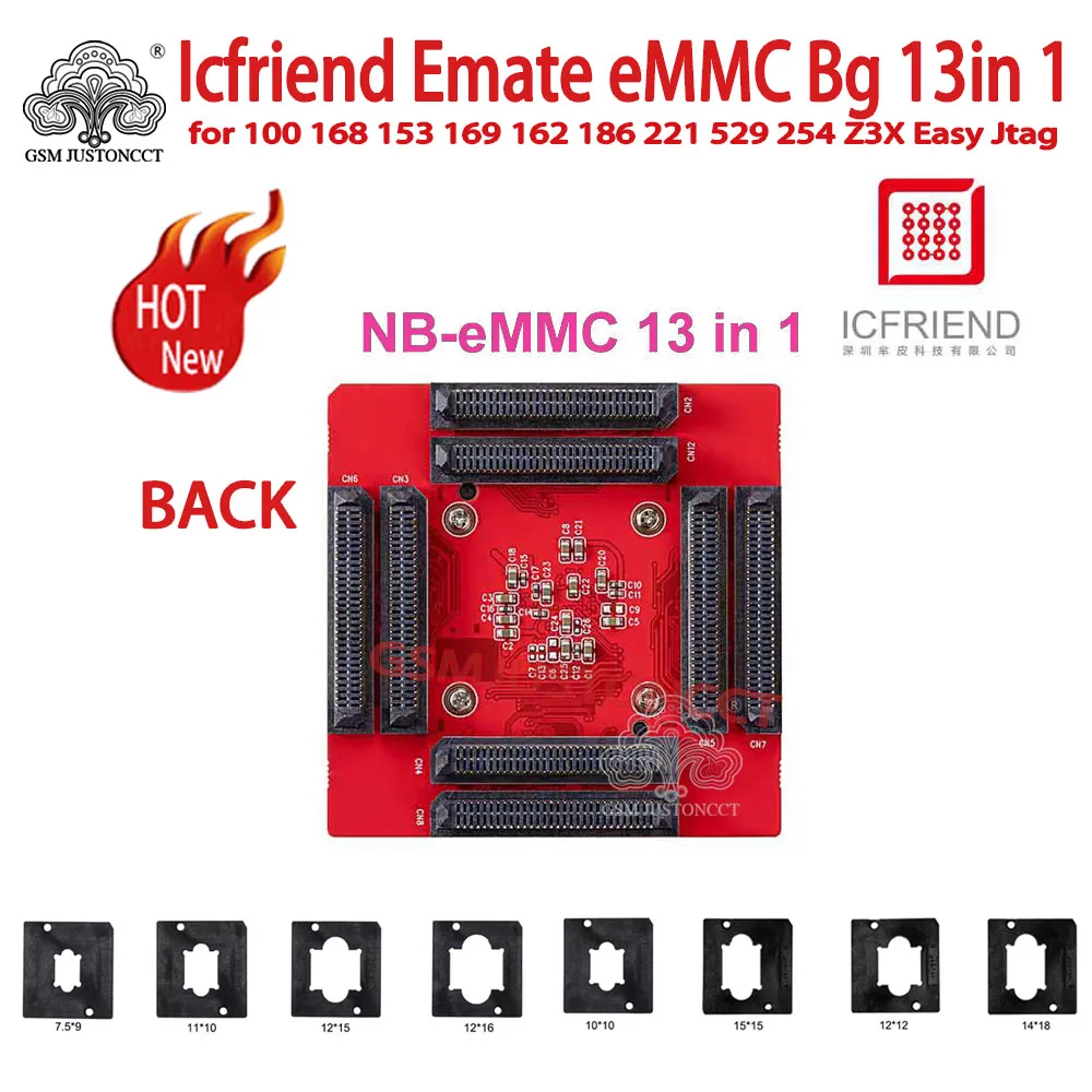 MOORC ICFriend высокоскоростная фотография электронная сигарета EMATE EMMC BGA 13 в 1 для 100 168