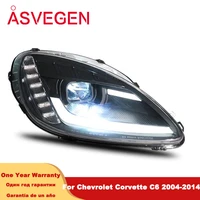 car lights for chevrolet corvette c6 headlight 2004 2014 led daytime running light turn signal low high beam all in one lamp