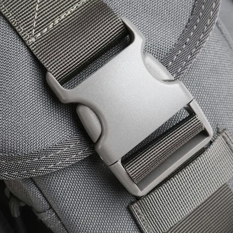 Outdoor Black Canvas Waist Bag  Motorcycle Race Biker Biking Hiking Travel Fishing