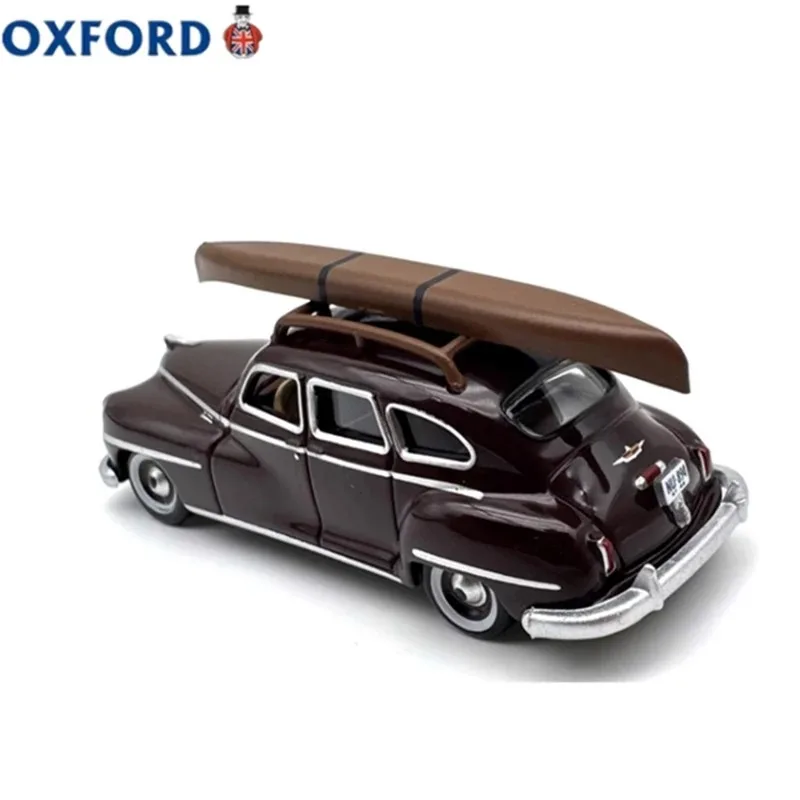 Фото OXFORD 1:87 Ретро Chrysler Desoto Station Wagon, тележка из сплава, имитация модели автомобиля, статическое украшение, коллекционные подарочные игрушки №5