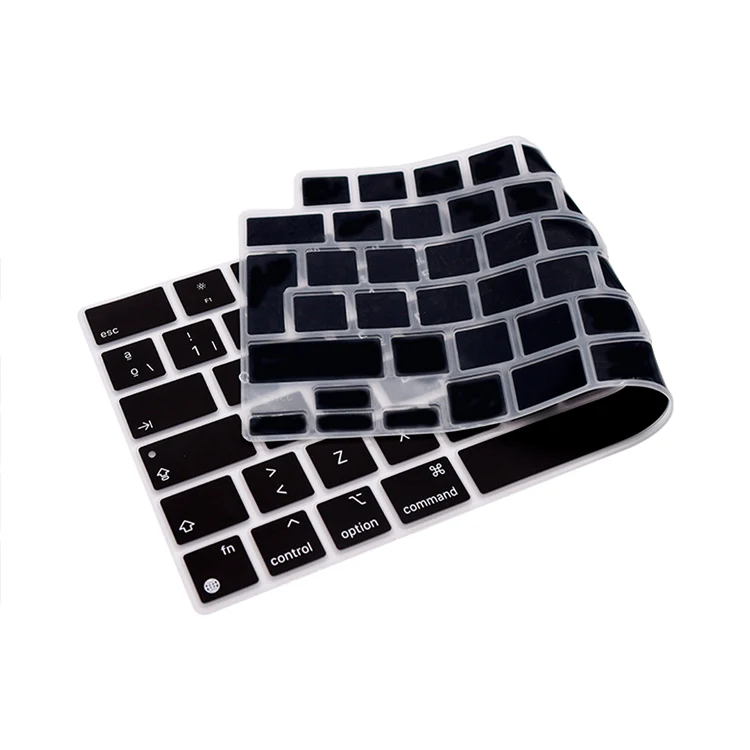 English Layout Skin for Macbook Pro 14 2021 M1 A2442 EU US Keyboard Cover Silicon  for Macbook Pro 14 2021 Keyboard Cover Skin images - 6