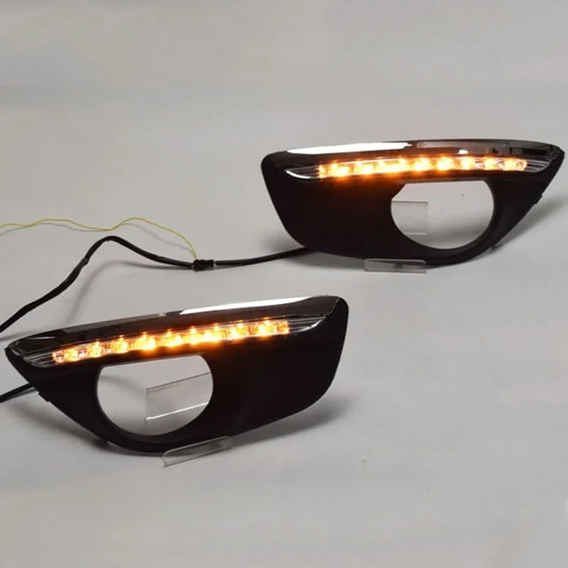 Для Hyundai Santa Fe SantaFe 2010 2011 2012 дневные ходовые огни светильник DRL светодиодный