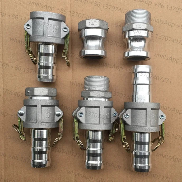 Фото 4-дюймовая муфта Camlock из алюминиевого сплава DN100, быстроразъемный фитинг кулачкового замка, тип ABCDEF №4