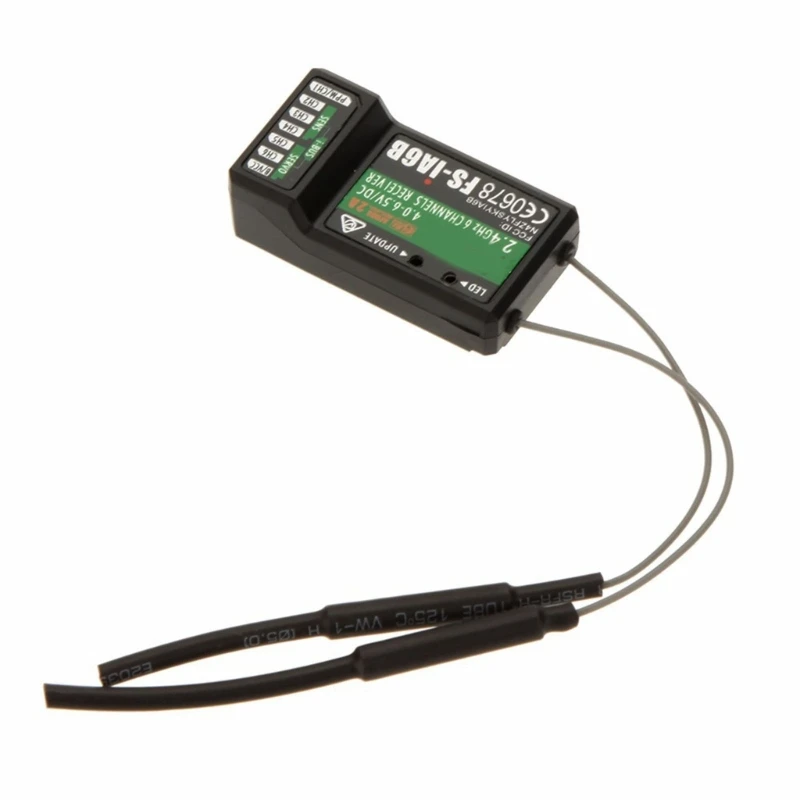 

FS-iA6B 6Ch Receiver 2.4G PPM Output with iBus Port Used for Drones Airplane-