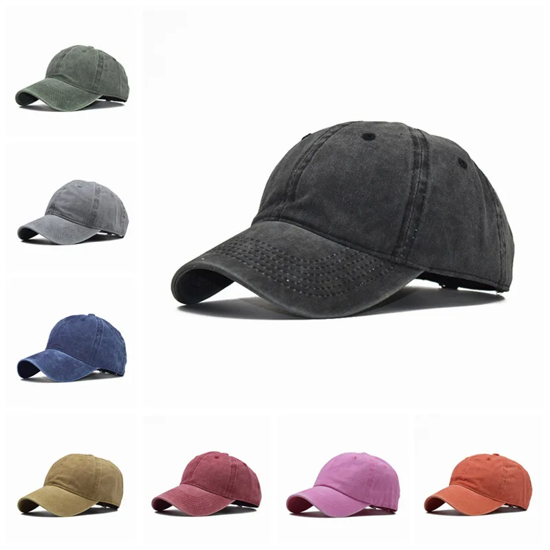 

Solid Spring Summer Cap Women Ponytail Baseball Cap Fashion Hats Men Baseball Cap Cotton Outdoor Simple Vintag Visor Casual Cap