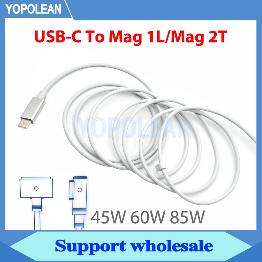 USB C Тип Femal для Magsaf * 1 2 Кабель-адаптер MacBook Air A1436 A1465 A1466 45 Вт 60 зарядный конвертер T