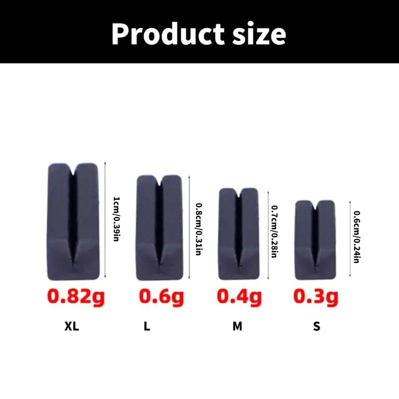 20 шт. вольфрамовые грузила быстросменные аксессуары для ловли карпа 448C