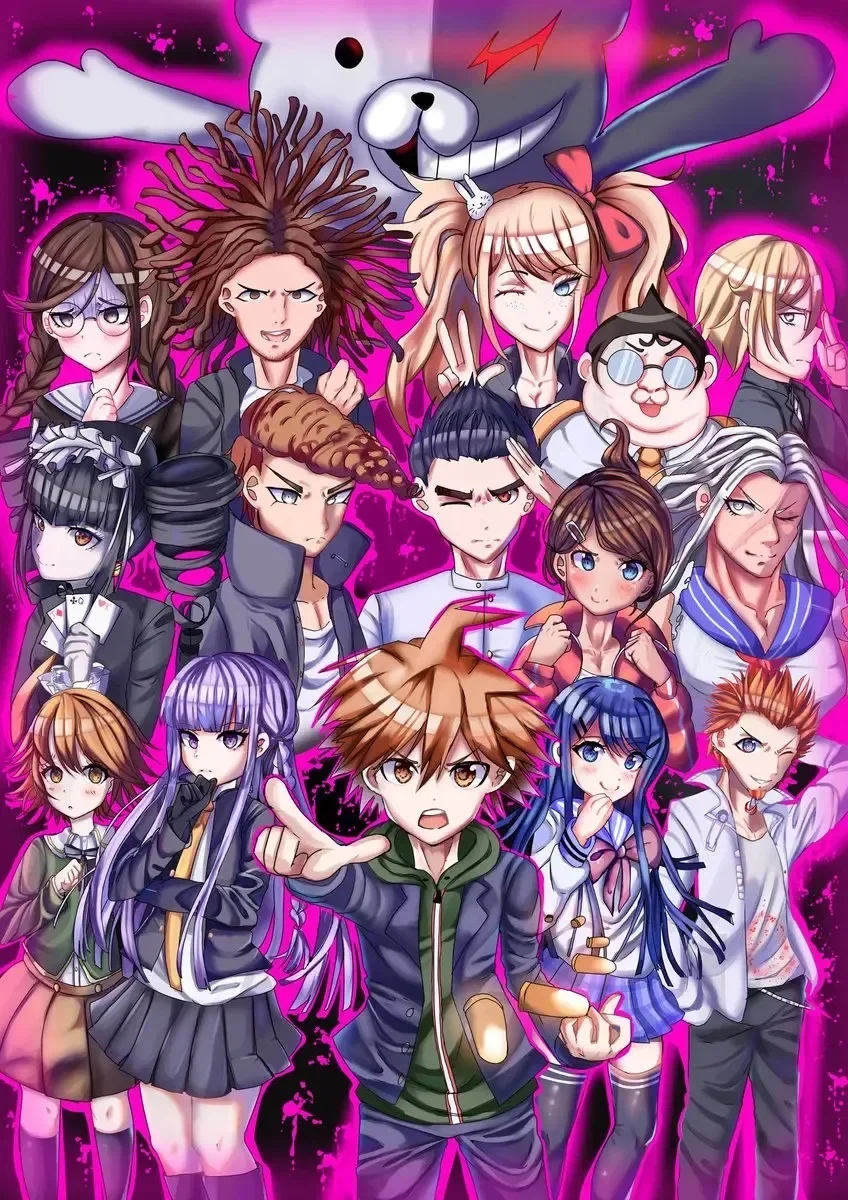 

Постеры Danganronpa печать на холсте