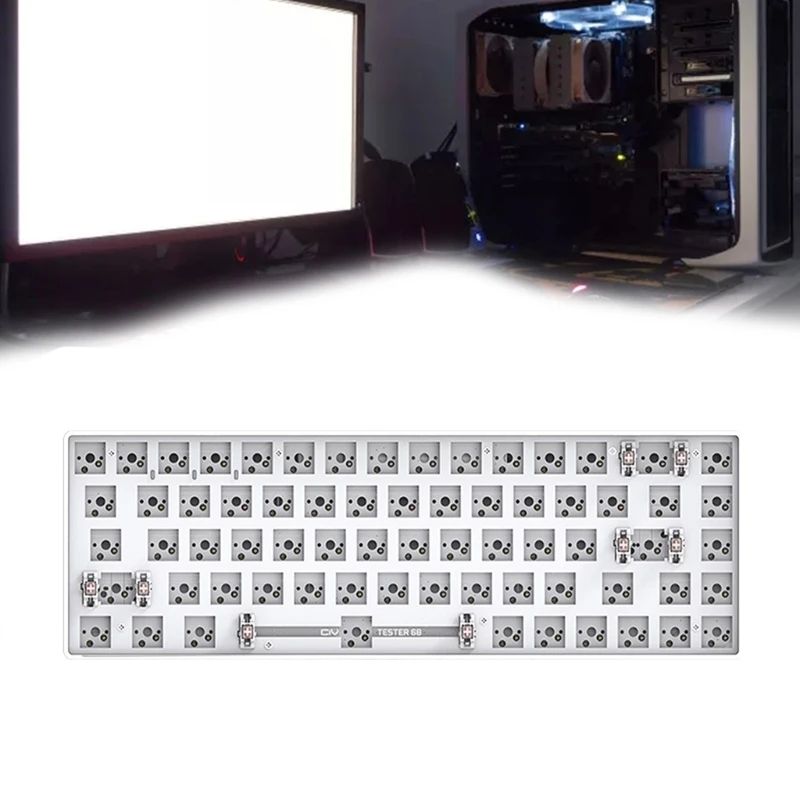 

Tester68 Customized Mechanical Keyboard Replacement 2.4G & Bluetooth-compatible